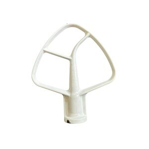 KitchenAid Coated Flat Beater, White For Mixer Attachment Dishwasher Safe